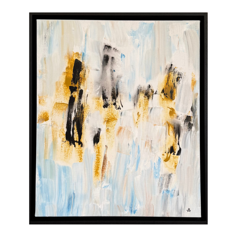 Cuadro abstracto MANCHAS Carlos Altisent 55x45 cm